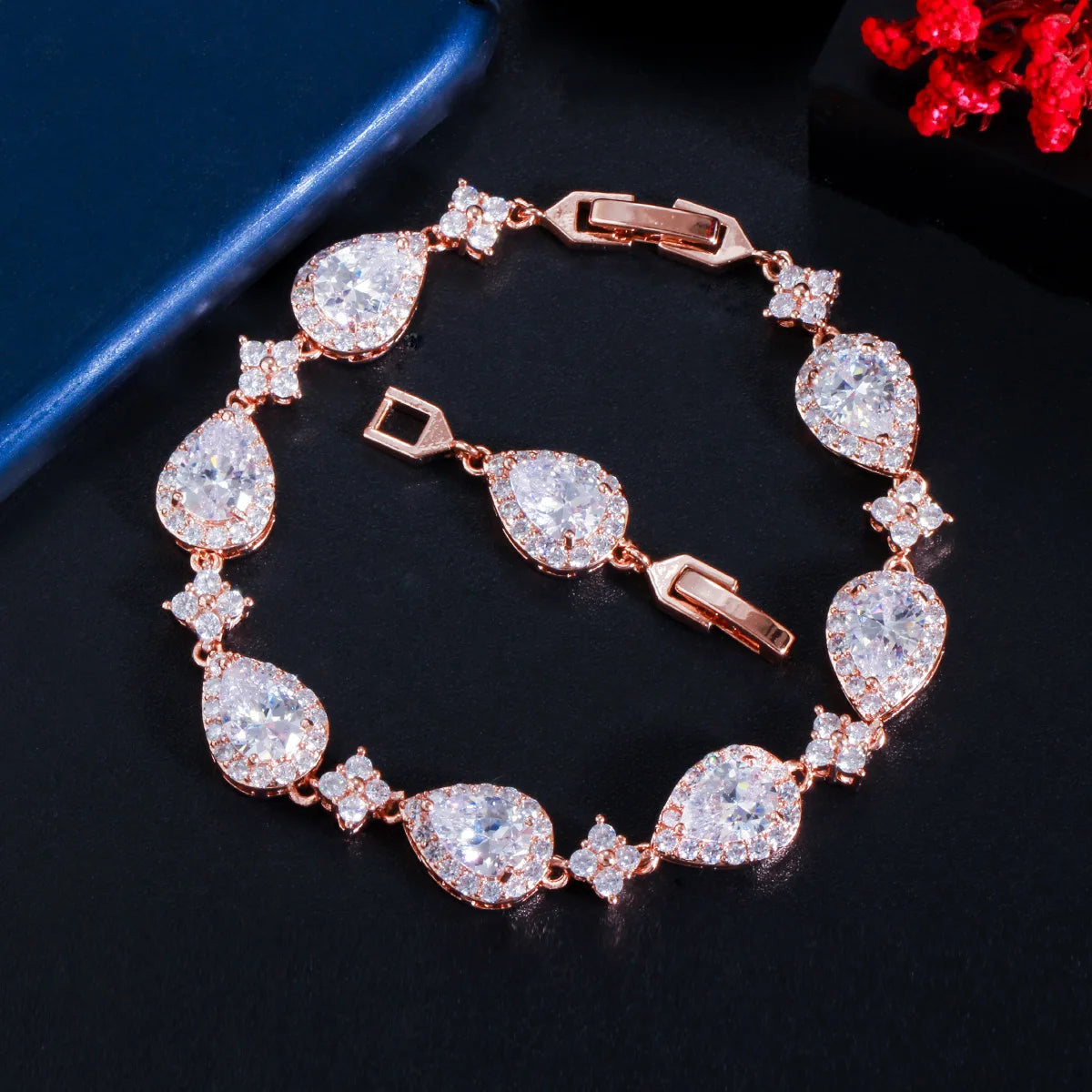 bracelet goute zircon