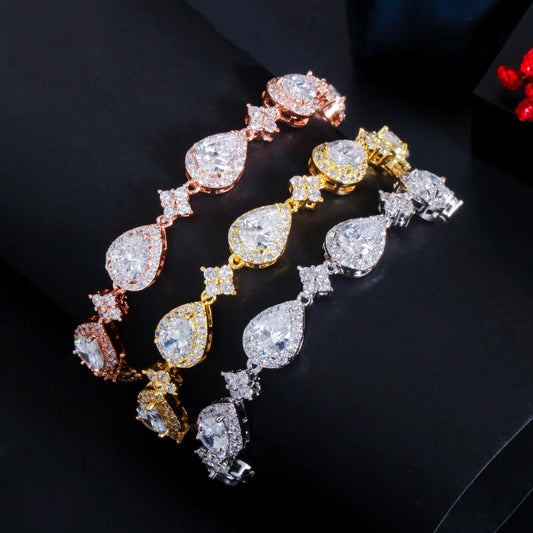 bracelet goute zircon